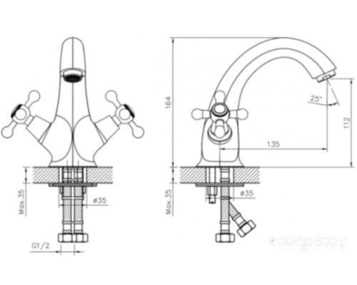 Смеситель DecoRoom DR54011