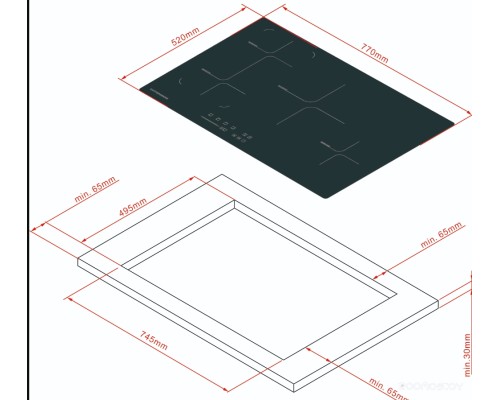 Варочная панель Kuppersberg ICS 804