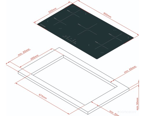 Варочная панель Kuppersberg ICS 905