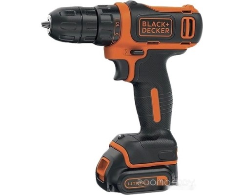 Дрель-шуруповерт Black & Decker BDCDD12KB (с 2-мя АКБ и кейсом)