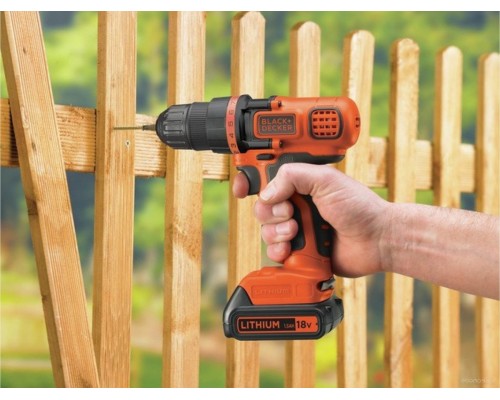 Дрель-шуруповерт Black & Decker BDCDD18N (без АКБ)