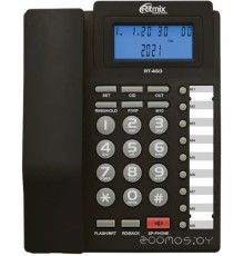 Проводной телефон Ritmix RT-460 (черный)