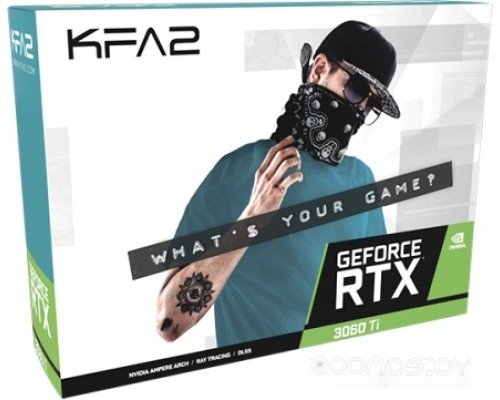 Видеокарта KFA2 GeForce RTX 3060 Ti GDDR6X 1-Click OC Plus Updated Ver. 36ISM6MD2KCK