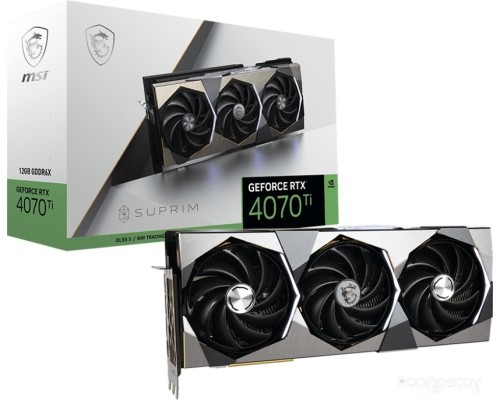 Видеокарта MSI GeForce RTX 4070 Ti Suprim 12G