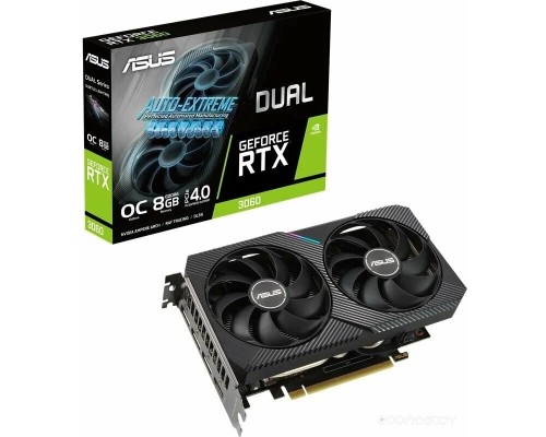 Видеокарта Asus Dual GeForce RTX 3060 OC Edition 8GB GDDR6 DUAL-RTX3060-O8G