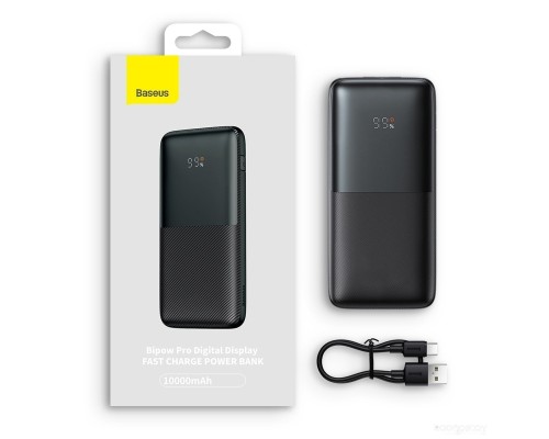 Портативное зарядное устройство Baseus Bipow Pro Digital Display Fast Charge 20W Overseas Edition 10000mAh (черный)