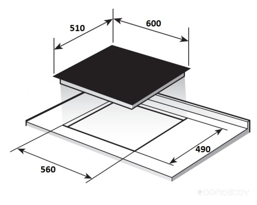 Варочная панель Kuppersberg ESO 622 F