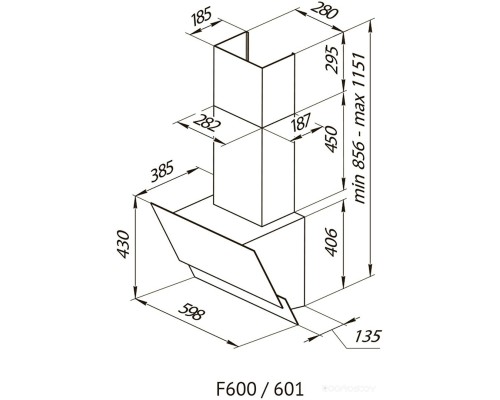 Вытяжка Kuppersberg F 600 BX