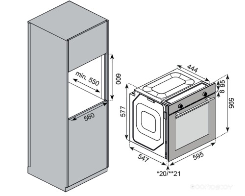 Духовой шкаф Kuppersberg HF 603 B