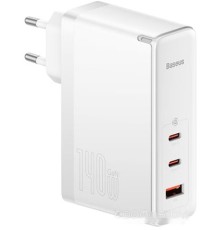 Сетевое зарядное Baseus GaN5 Pro Fast Charger 2C+U 140W EU (белый)