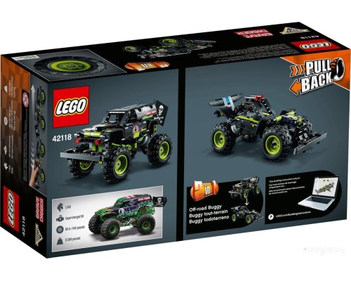 Конструктор Lego Technic 42118 Monster Jam Grave Digger