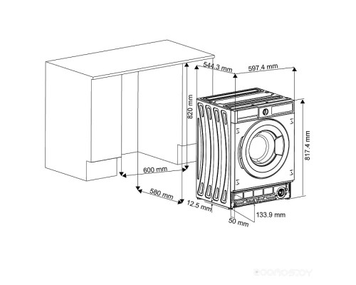 Стиральная машина Evelux EWI 61408