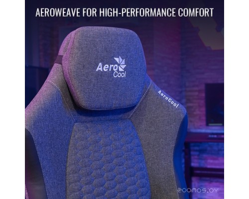 Офисное кресло Aerocool Crown AeroWeave (темно-серый)