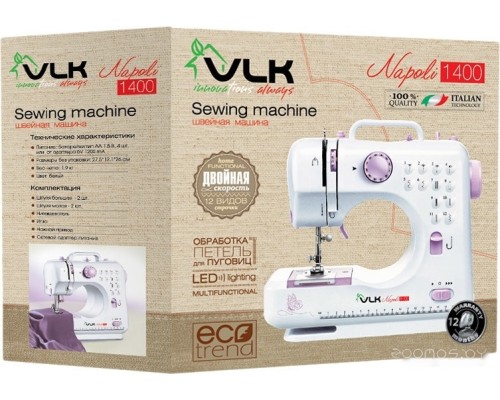 Электромеханическая швейная машина VLK Napoli 1400