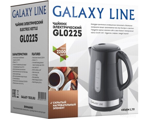 Электрический чайник Galaxy Line GL0225 (черный)