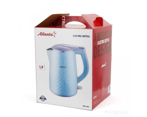 Электрический чайник Atlanta ATH-2441 (голубой)
