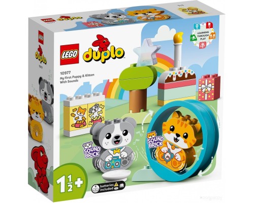 Конструктор Lego Duplo 10977 Мой первый щенок и котёнок и их звуки