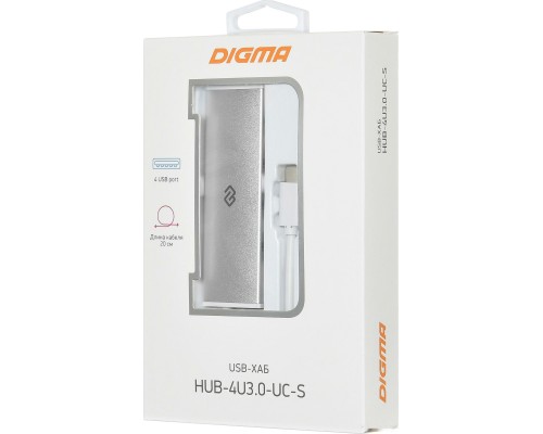 USB-хаб DIGMA HUB-4U3.0-UC