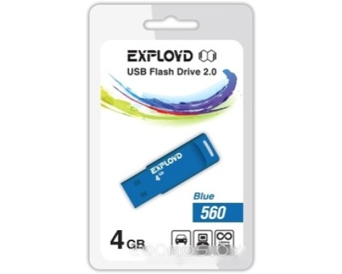 USB Flash Exployd 560 4GB (синий) [EX-4GB-560-Blue]