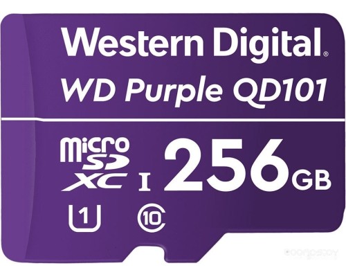 Карта памяти Western Digital Purple SC QD101 microSDXC WDD256G1P0C 256GB