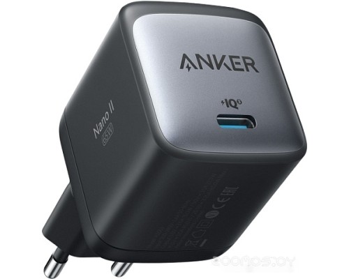 Сетевое зарядное Anker PowerPort Nano II GaN 65 Вт