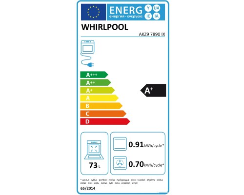 Духовой шкаф Whirlpool AKZ9 7890 IX