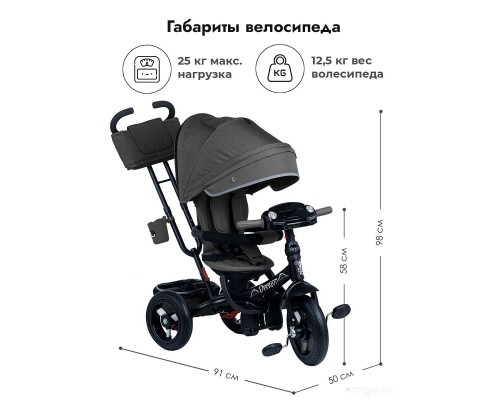 Детский велосипед Bubago Dragon BG 104-1 (черный)