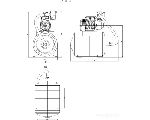 Насосная станция Pumpman ATQB60