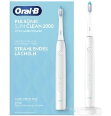 Электрическая зубная щетка Oral-B Pulsonic Slim Clean 2000 (белый)