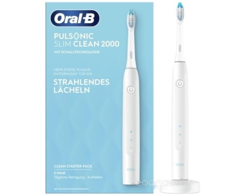 Электрическая зубная щетка Oral-B Pulsonic Slim Clean 2000 (белый)