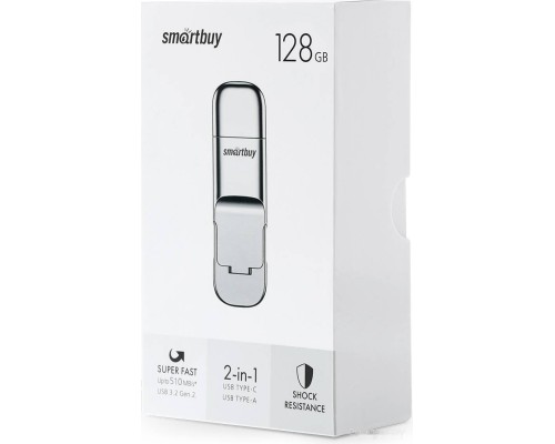 USB Flash SmartBuy M5 128GB (серебристый)