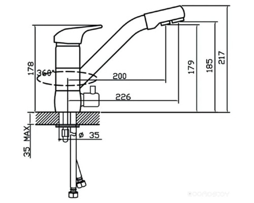 Смеситель Ekko E4304