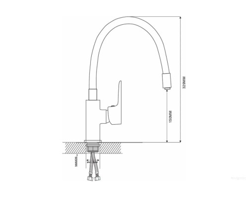 Смеситель Ekko E4263-8