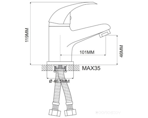 Смеситель Maxonor MN1015