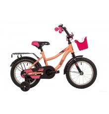 Детский велосипед Novatrack Wind 14 (коралловый, 2022)