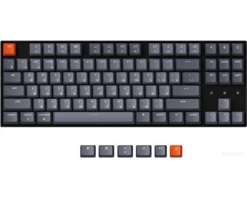 Клавиатура Keychron K8 White LED K8-G1 (Gateron G Pro Red, RU)