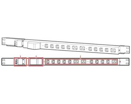 Блок распределения питания Huawei PDU2000-32-1PH-9/3-B1