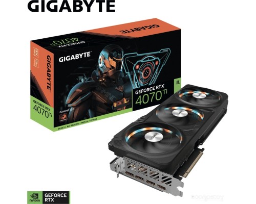 Видеокарта Gigabyte GeForce RTX 4070 Ti Gaming 12G GV-N407TGAMING-12GD