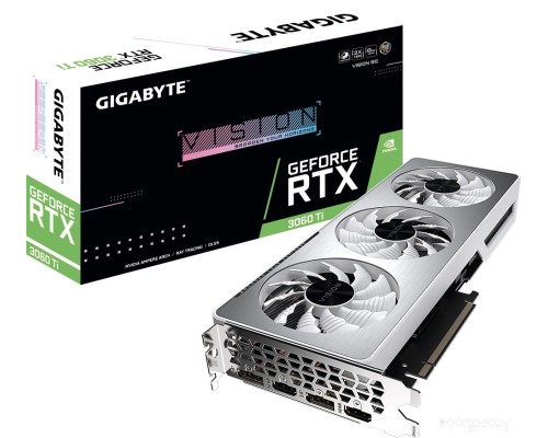 Видеокарта Gigabyte GeForce RTX 3060 Ti Vision 8G GV-N306TVISION-8GD