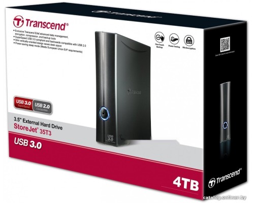 Внешний жёсткий диск Transcend StoreJet 35T3 4TB [TS4TSJ35T3]