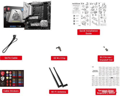 Материнская плата MSI MAG B760M Mortar Max WiFi DDR4