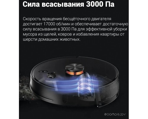 Робот-пылесос Lydsto Robot Vacuum Cleaner R1 Pro (черный)