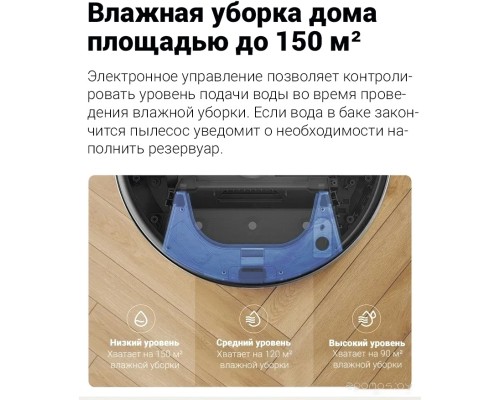 Робот-пылесос Lydsto Robot Vacuum Cleaner R1 Pro (черный)