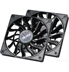 Набор вентиляторов AKASA Slimfan 120mm - Duo Pack AK-FN078-KT02