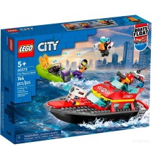 Конструктор Lego City 60373 Пожарная спасательная лодка