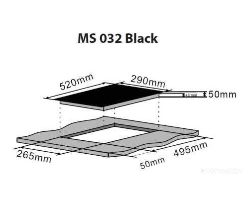 Варочная панель ZorG Technology MS 032 (черный)