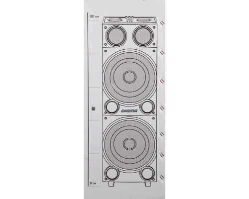 Колонка для вечеринок DIGMA MS-14
