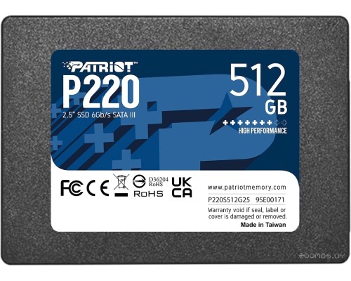 SSD Patriot P220 512GB P220S512G25