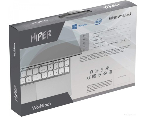 Ноутбук HIPER WorkBook TY410AXH