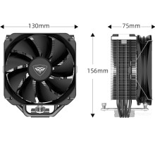 Кулер для процессора PCcooler K4 (черный)